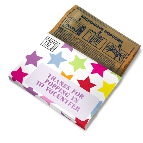 Sweet Microwave Popcorn - Envelope - Volunteer's Week