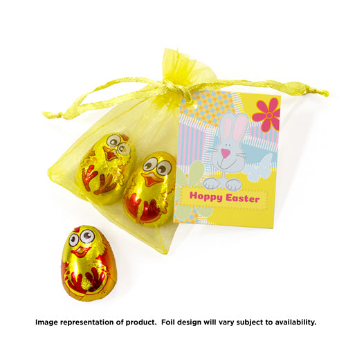 Cheeky Chicks - Organza Bag - Easter