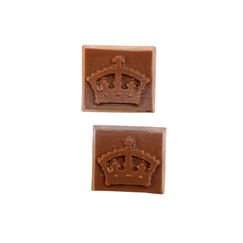 Milk Chocolate Crowns - Mini Cuboid