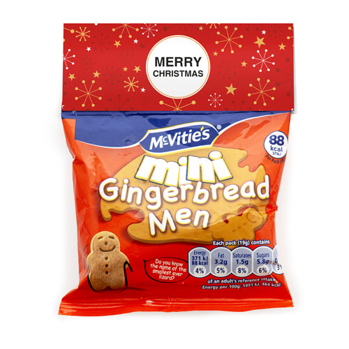 McVitie's Mini Gingerbread Men - Bag - Christmas