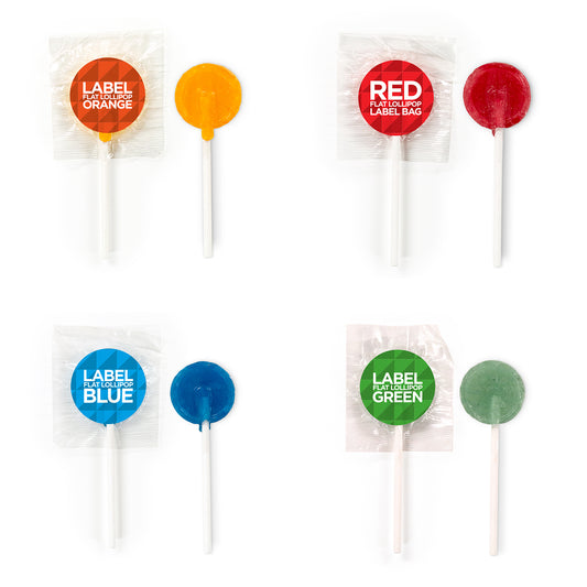 Flat Lollipop Single Colours