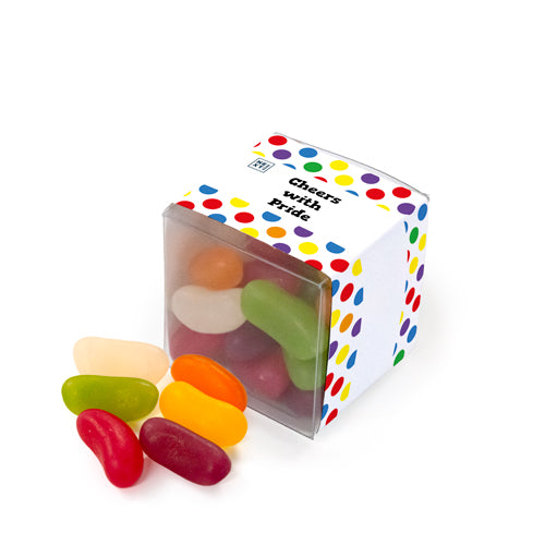 Assorted Jelly Beans - Mini Cube - Pride