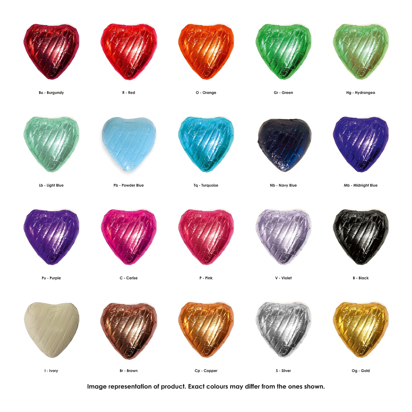 Milk Chocolate Hearts - Organza Bag