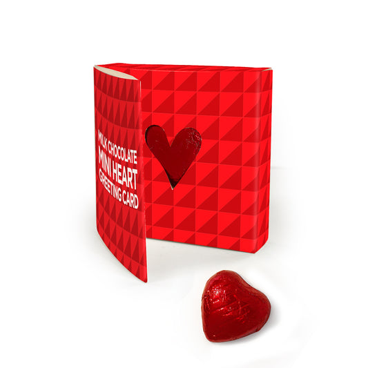 Milk Chocolate Heart Card