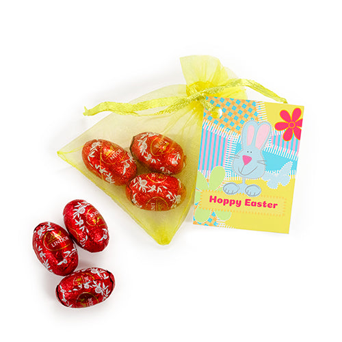 Lindt Lindor Mini Easter Eggs - Organza Bag