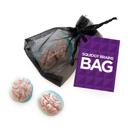 Squidgy Brains - Organza Bag - Halloween