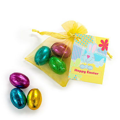 Mini Chocolate Eggs - Organza Bag – Easter