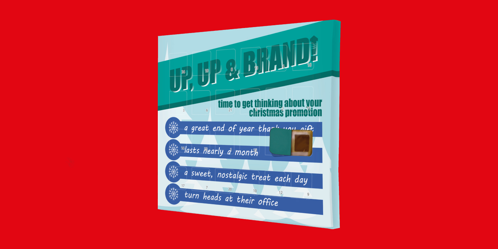 branded chocolate promotional advent calendar