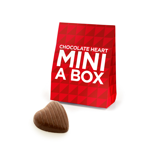 Promotional Mini A Box - Mini Chocolate Hearts