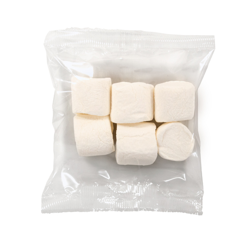 Fondue for two marshmallows in bag