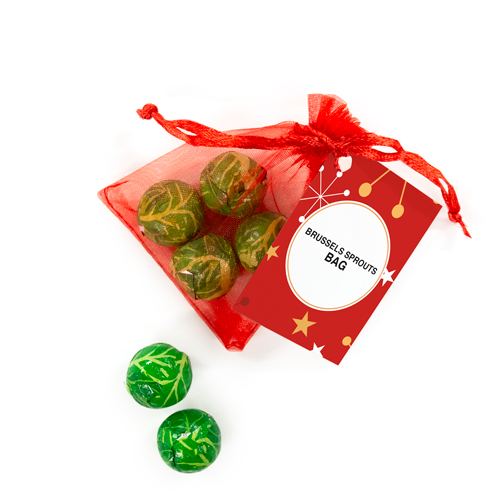 Promotional Organaza Bag - Brussels Sprouts