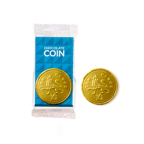 Promotional Chocolate Wrap - coin