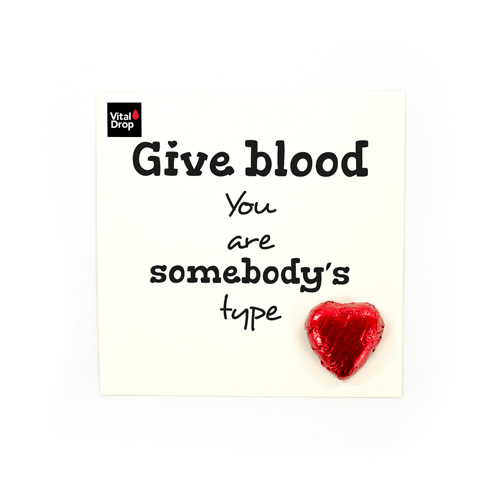 World Blood Donor Day Heart Card