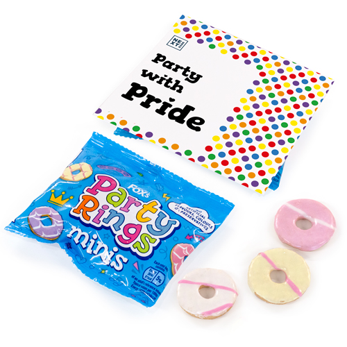 Party Ring Mini Biscuits Header Bag