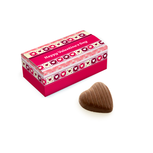 Mini Cuboid - Mini Chocolate Hearts